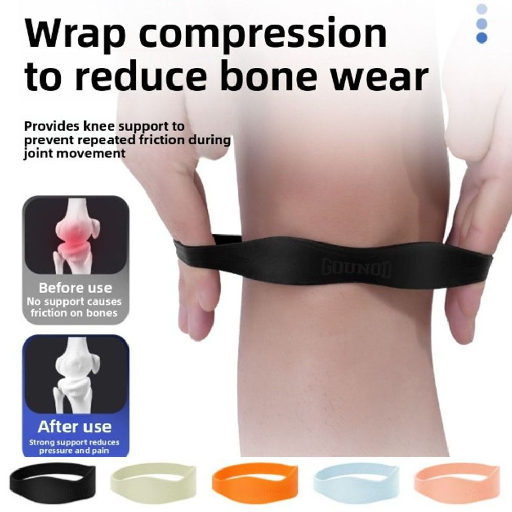 Knee Strap Support Silicone Patella Tendon Strap For Knee Care Fixed Protection 4