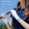 Women Ice Silk Golf Gloves, Elastic Half Finger, UV Protector, Cool Breathable Open Finger Sunscreen Glove