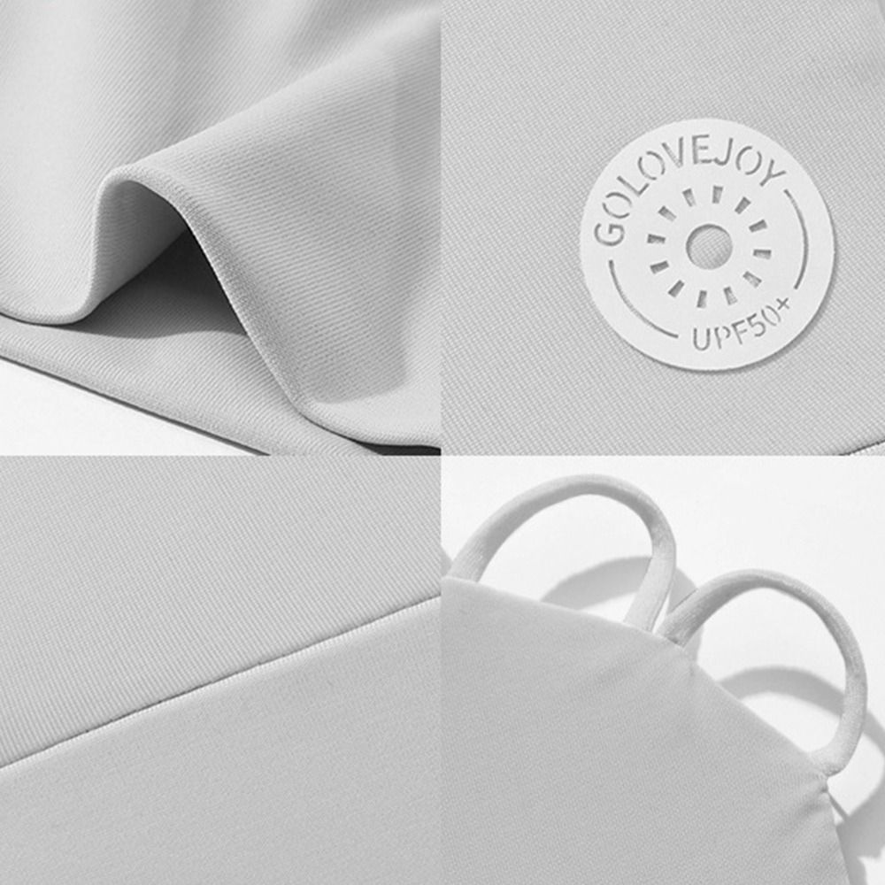 Women Ice Silk Golf Gloves, Elastic Half Finger, UV Protector, Cool Breathable Open Finger Sunscreen Glove