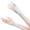 Women Ice Silk Golf Gloves, Elastic Half Finger, UV Protector, Cool Breathable Open Finger Sunscreen Glove