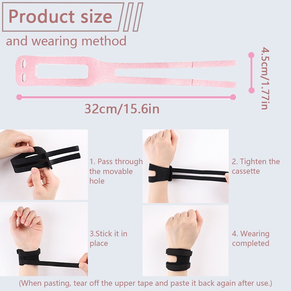 Elastic Pressure Wrist Strap, Comfortable Wrist Brace, Solid Color Polyester Fiber Wrist Support Band for Joint Protecti