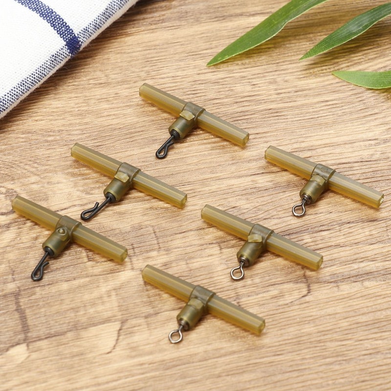 Carp Fishing Accessories Kit, Hose Swivels, Anti Tangle Sleeves, Side Bends with Swivel