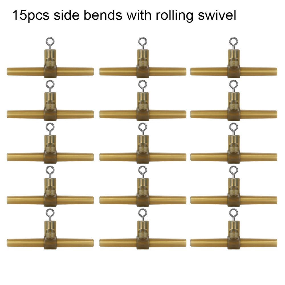 Carp Fishing Accessories Kit, Hose Swivels, Anti Tangle Sleeves, Side Bends with Swivel