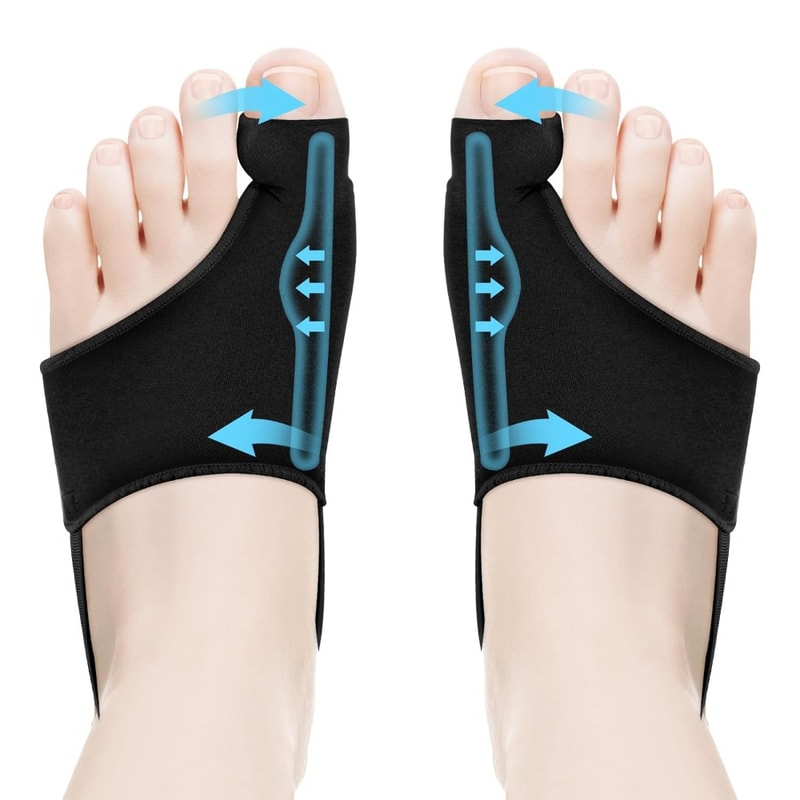 Stretchable Bunion Corrector, Non-Slip Breathable Socks for Hallux Valgus Relief