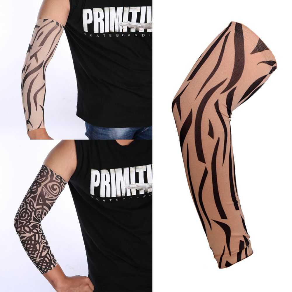 Outdoor Sport Basketball UV Protection Arm Sleeves Flower Design Sun Protection Arm Cover 1