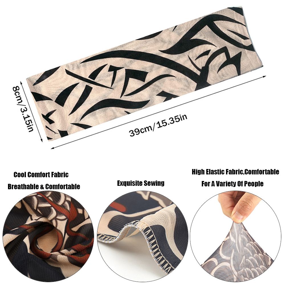 Outdoor Sport Basketball UV Protection Arm Sleeves Flower Design Sun Protection Arm Cover 3