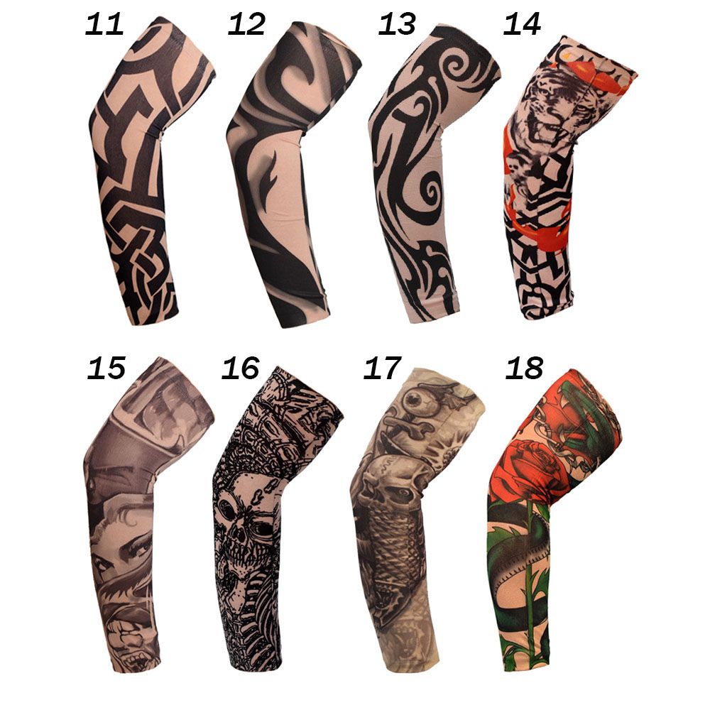 Outdoor Sport Basketball UV Protection Arm Sleeves Flower Design Sun Protection Arm Cover 4