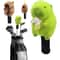 Cartoon Capybara Golf Club Headcover, Cute Soft Animal Driver Headcover for Club Protection