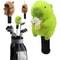 Cartoon Capybara Golf Club Headcover, Cute Soft Animal Driver Headcover for Club Protection