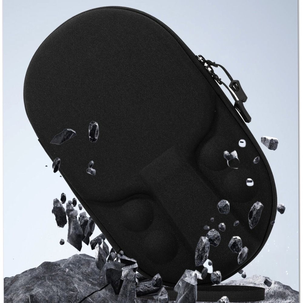 Waterproof Shockproof Ping Pong Case, New EVA Table Tennis Paddle Bag with Zip Pocket Protective Design