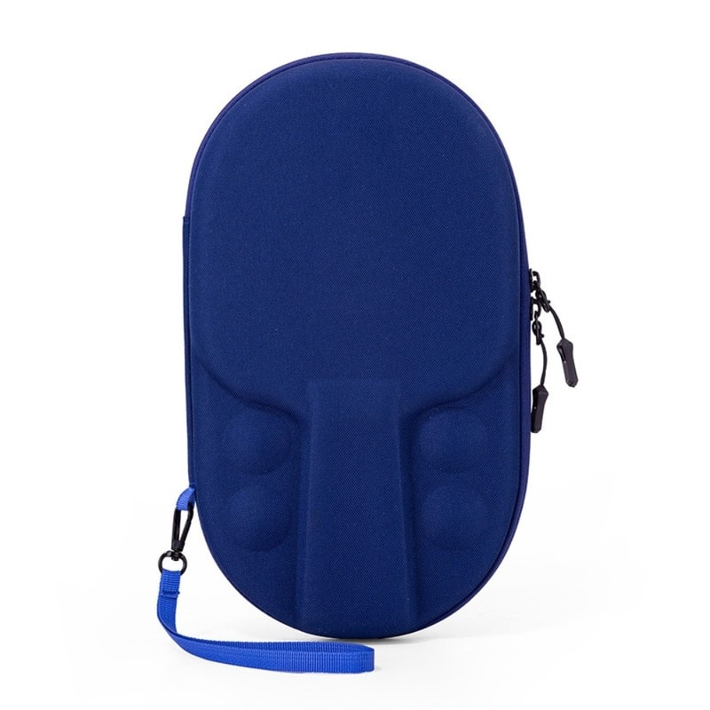 Waterproof Shockproof Ping Pong Case, New EVA Table Tennis Paddle Bag with Zip Pocket Protective Design