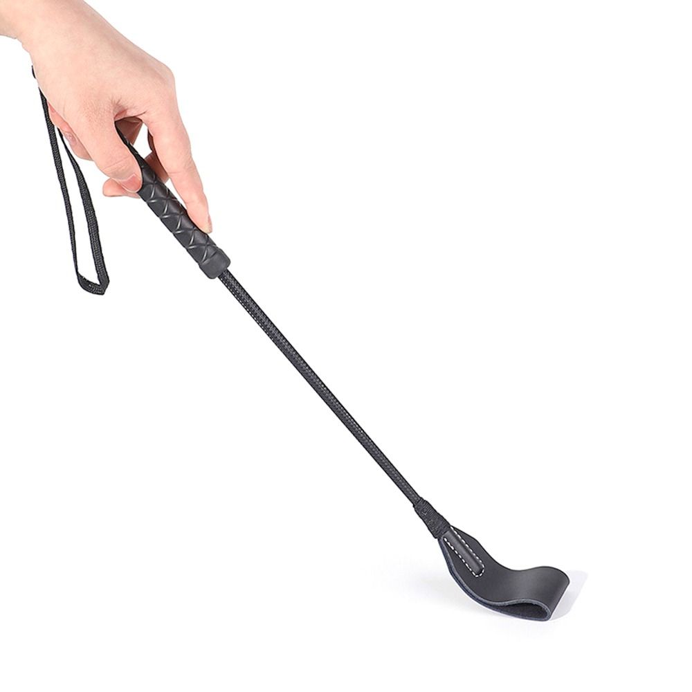 PU Leather Equestrian Training Pointer, Durable Portable Horse Whip With Handle, Racing Riding Crop Stage Performance