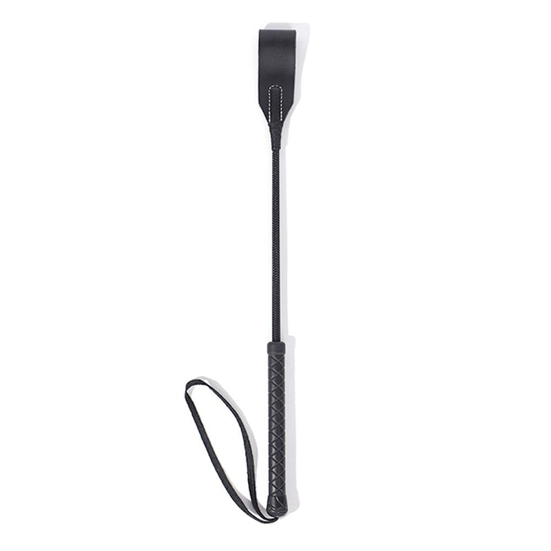 PU Leather Equestrian Training Pointer, Durable Portable Horse Whip With Handle, Racing Riding Crop Stage Performance