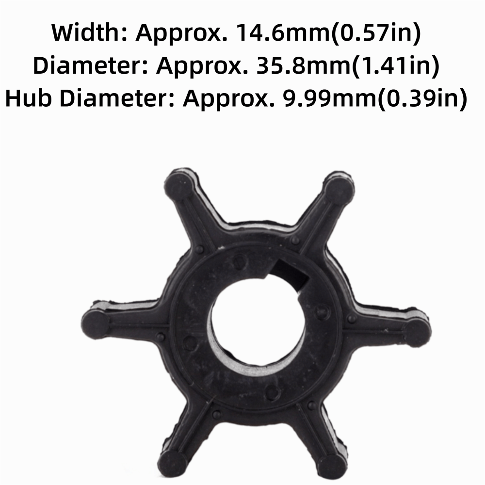 Shock Proof Outboard Impeller Rubber, Water Pump Impeller for Marine Engine