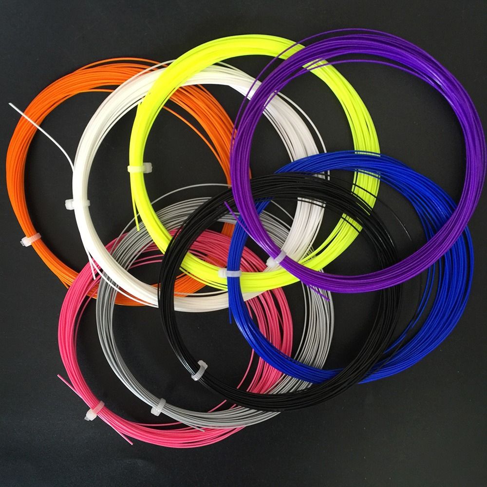 Durable Badminton String with High Flexibility, Shock-absorbing Racquet Line for Training, Badminton Racket Accessory