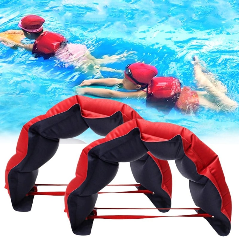 Portable Adjustable Swimming Belt, Thickened Inflatable Pool Floating Waist Belt for Water Play, Summer Training