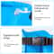 Portable Adjustable Swimming Belt, Thickened Inflatable Pool Floating Waist Belt for Water Play, Summer Training
