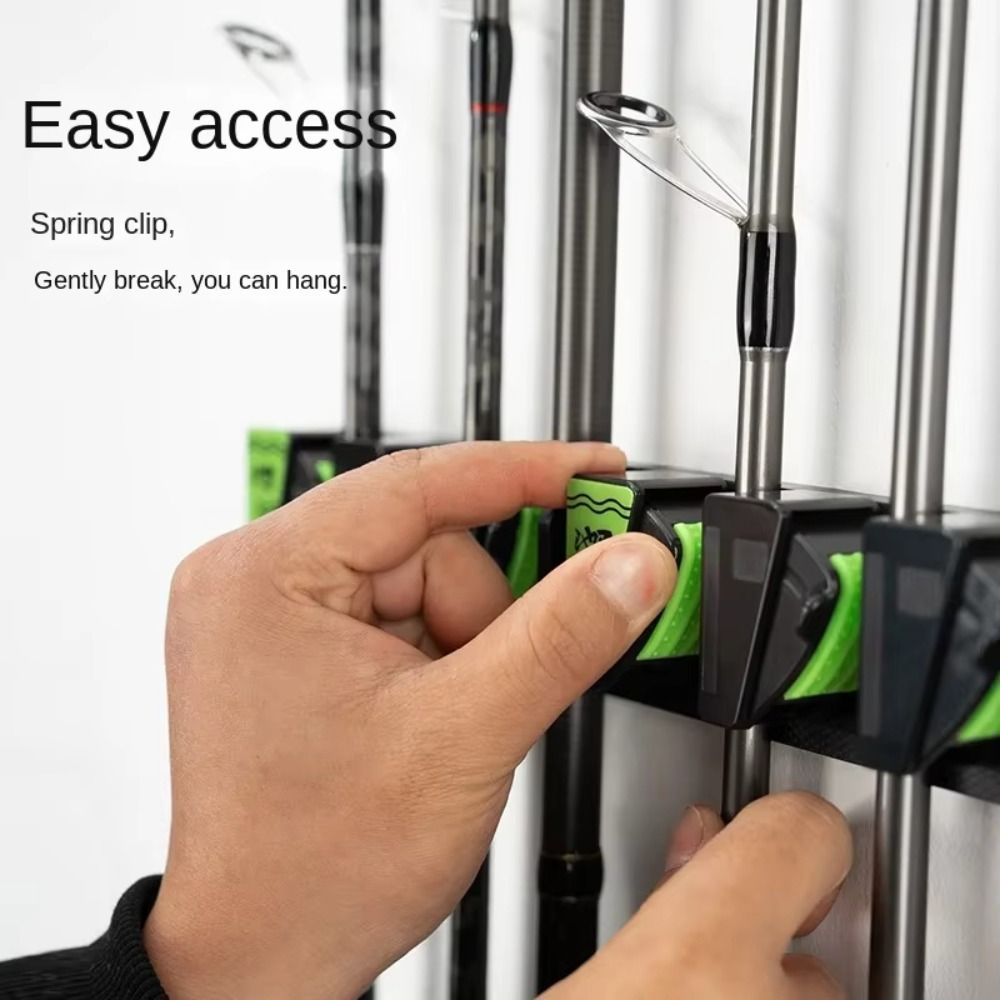 Fishing Gear Bracket Rod Holder Wall Mount Stand Base Tools