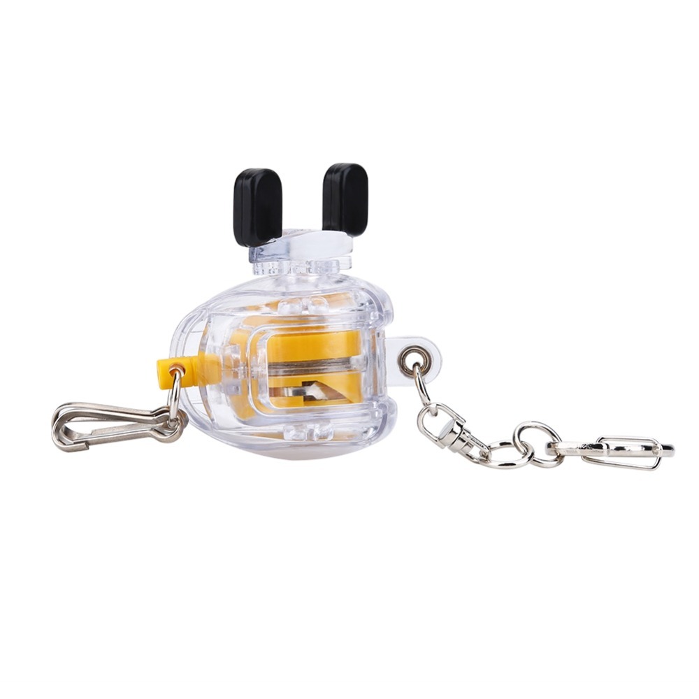 Fishing Key Chain with Steel Wire Reel, Telescopic Rope Key Ring for Outdoors