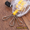 Fishing Key Chain with Steel Wire Reel, Telescopic Rope Key Ring for Outdoors