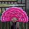 Yangko Fan, Adult Double-sided Peony Petal Hand Fan, Performance Props for Club Style