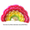 Yangko Fan, Adult Double-sided Peony Petal Hand Fan, Performance Props for Club Style