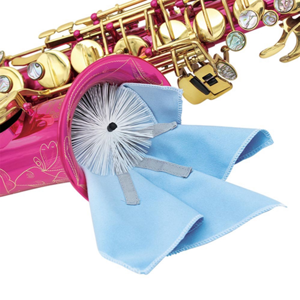 Saxophone Cleaning Kit, Micro-Fiber Swab, Pull Through Cloth, Cleaning Tool for Saxophone