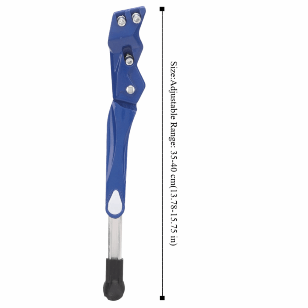 Adjustable Bike Kickstand, Waterproof Side Stand with Pads, Easy to Install