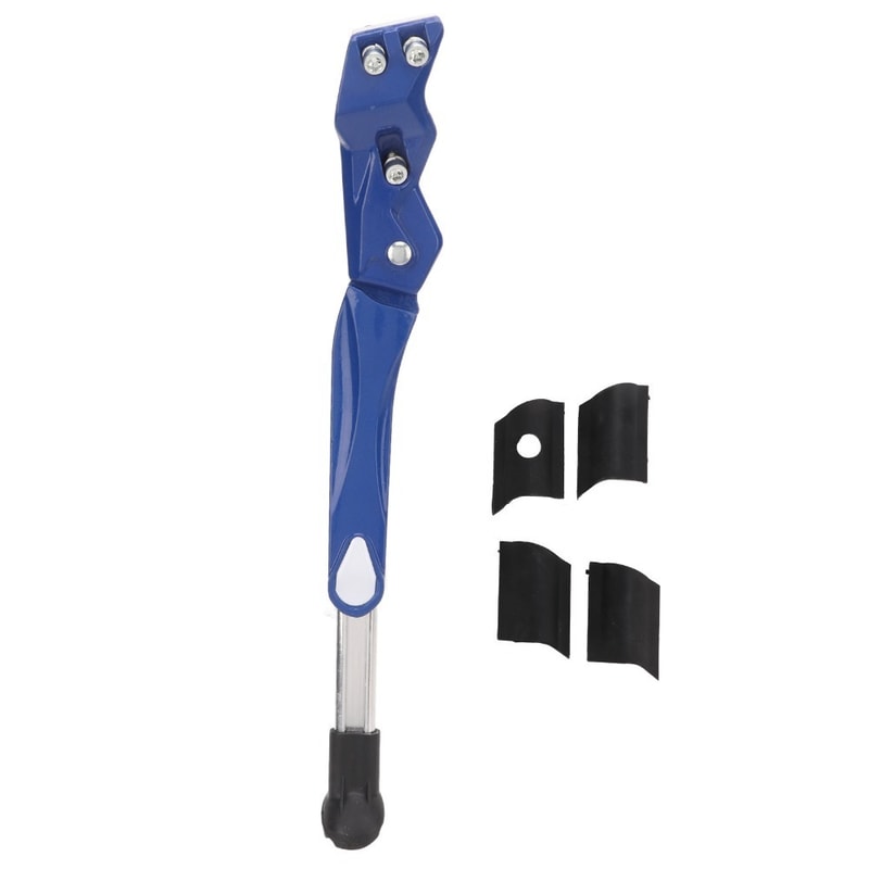 Adjustable Bike Kickstand, Waterproof Side Stand with Pads, Easy to Install