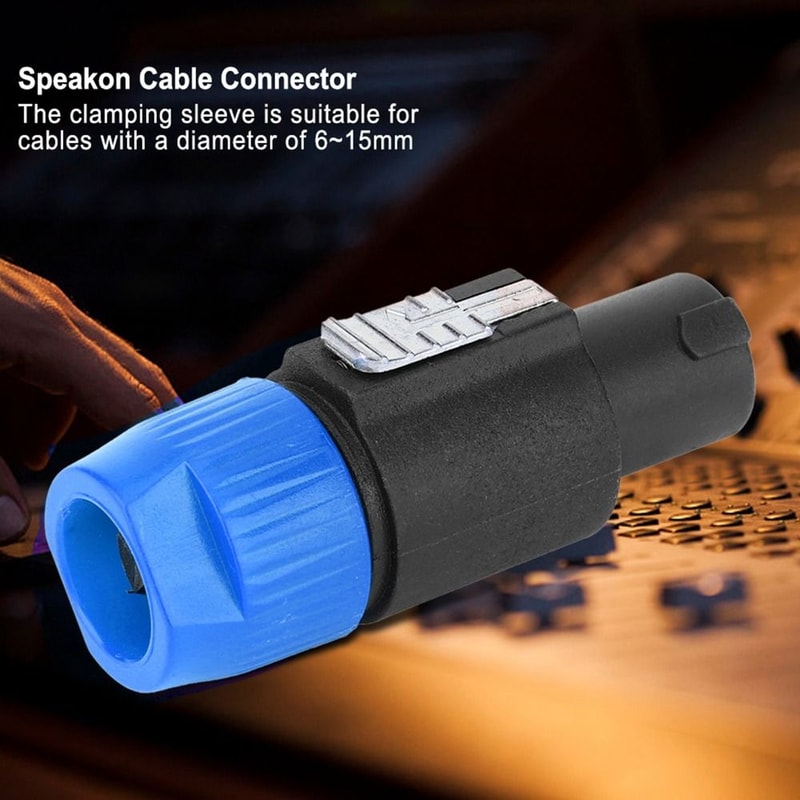 Audio Cable Connector Pin for Wire Diameter RMS Rated Speaker Connector