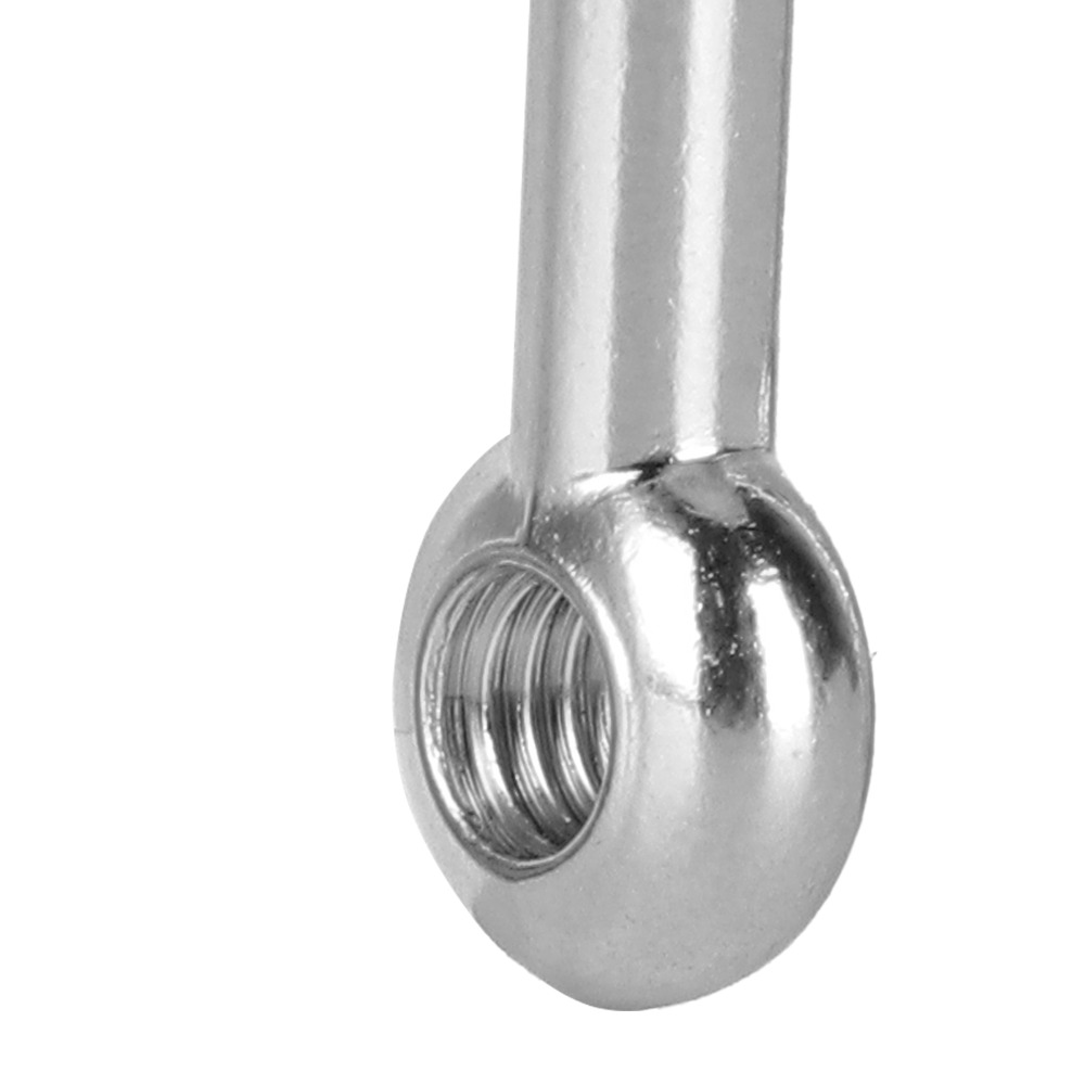 Round Head Mini Bow Shackle, Durable Zinc Alloy U Shape D Shackle for Camping