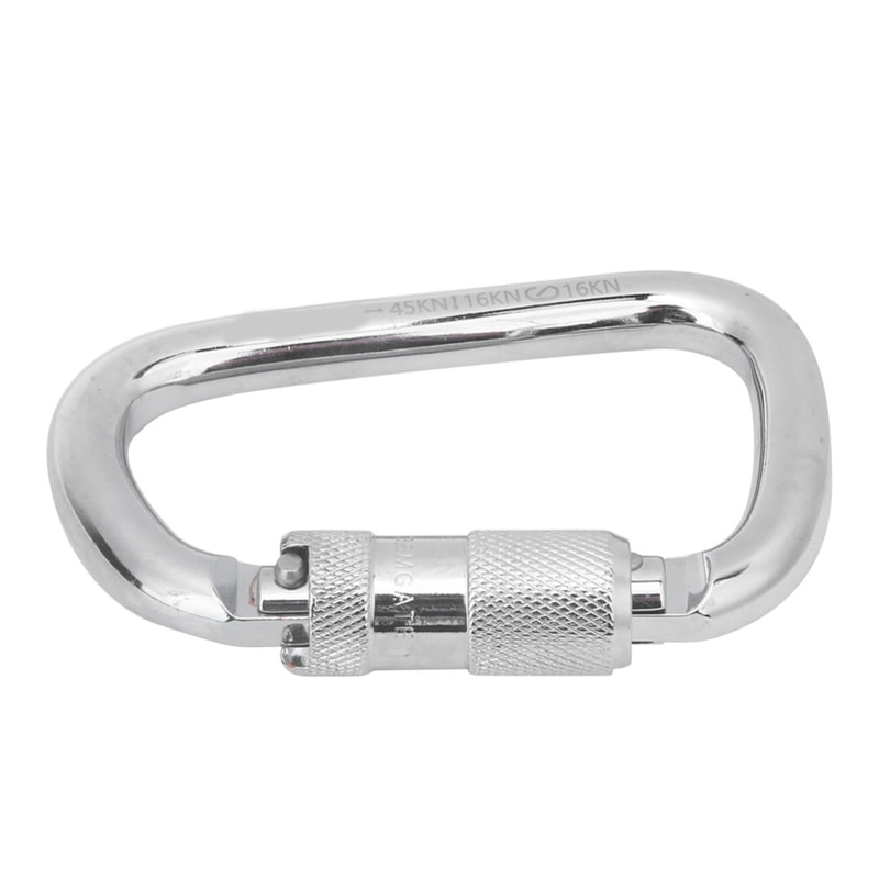 Shaped Hanging Buckle Carabiner, Heavy Duty Climbing Tool, Outdoor Adventure
