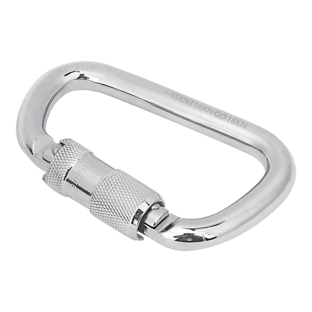 Shaped Hanging Buckle Carabiner, Heavy Duty Climbing Tool, Outdoor Adventure