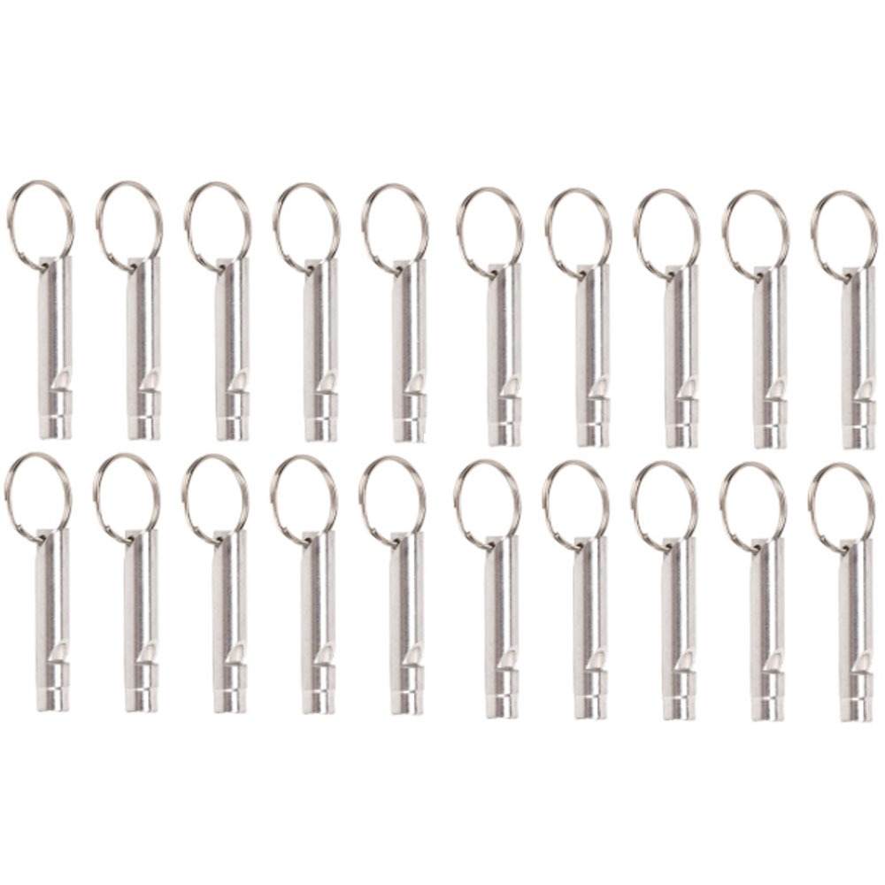 Sturdy Super Loud Survival Whistles, Aluminum Alloy Emergency Whistle for Camping, Light Hyper Whistle