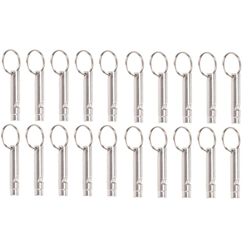 Sturdy Super Loud Survival Whistles, Aluminum Alloy Emergency Whistle for Camping, Light Hyper Whistle