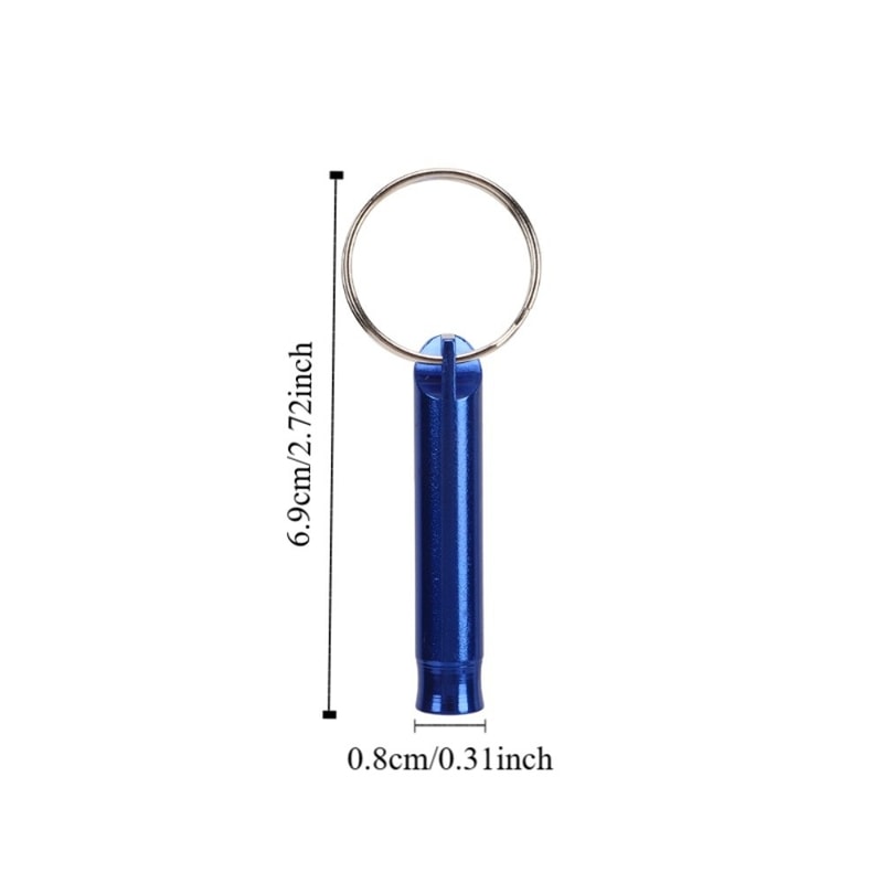 Sturdy Super Loud Survival Whistles, Aluminum Alloy Emergency Whistle for Camping, Light Hyper Whistle