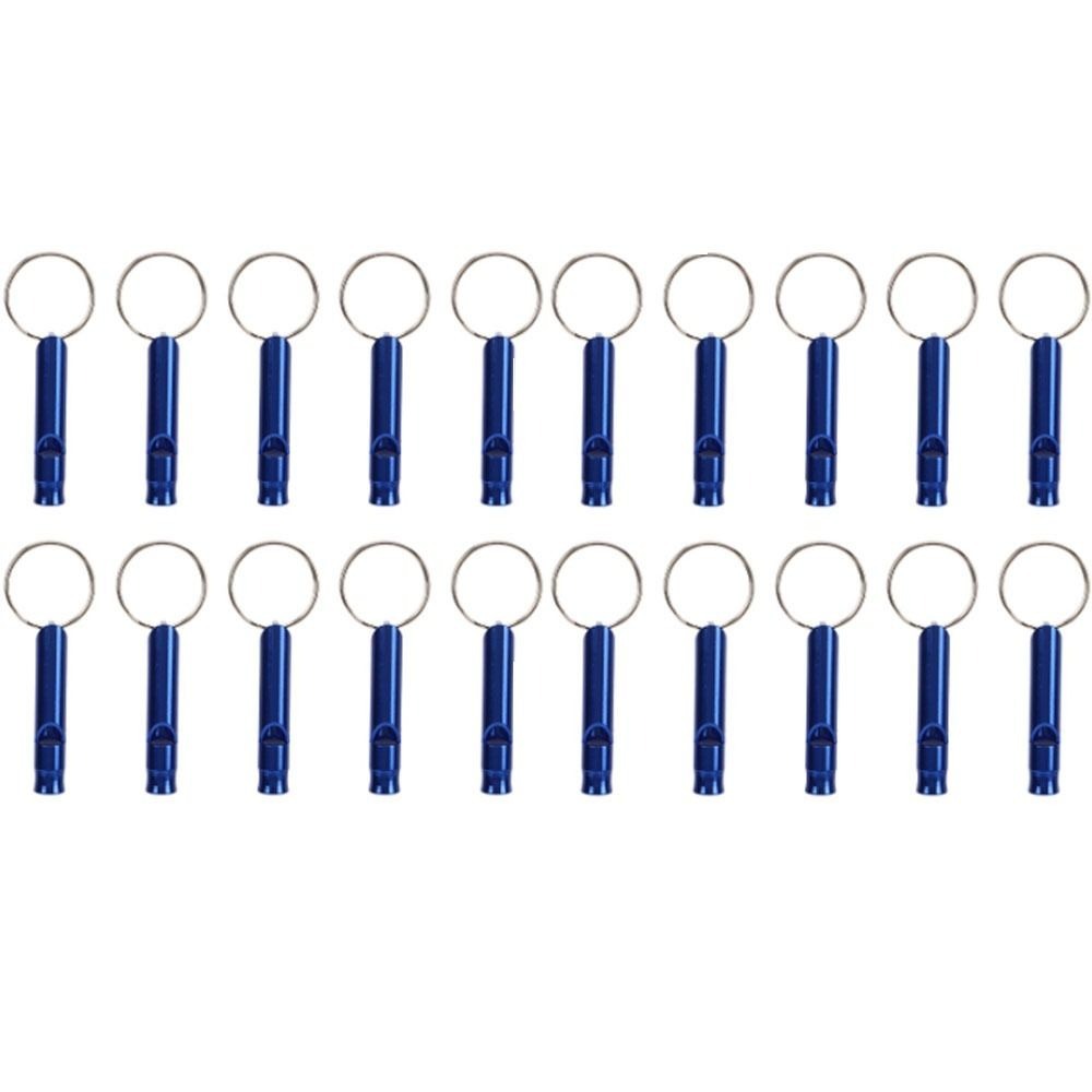 Sturdy Super Loud Survival Whistles, Aluminum Alloy Emergency Whistle for Camping, Light Hyper Whistle