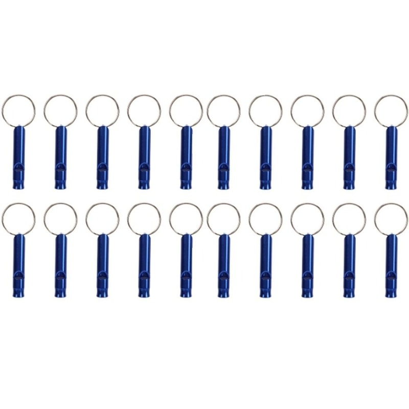 Sturdy Super Loud Survival Whistles, Aluminum Alloy Emergency Whistle for Camping, Light Hyper Whistle