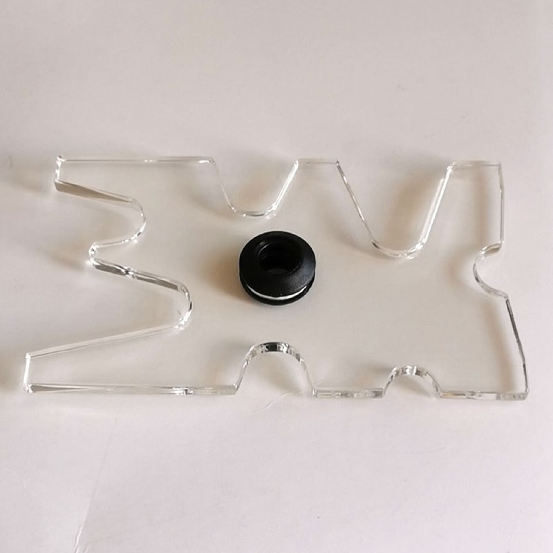 Detachable Clear Acrylic Billiard Bridge Head, Portable Pool Cue Bridge Head for Snooker Game