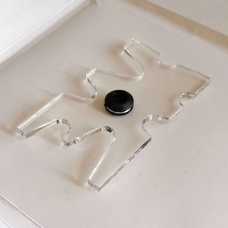 Detachable Clear Acrylic Billiard Bridge Head, Portable Pool Cue Bridge Head for Snooker Game