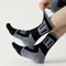 Warm Finger Socks, Comfortable CottonPolyester Toe Sport Short Socks, Sweat Absorbing Running Socks