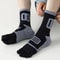 Warm Finger Socks, Comfortable CottonPolyester Toe Sport Short Socks, Sweat Absorbing Running Socks