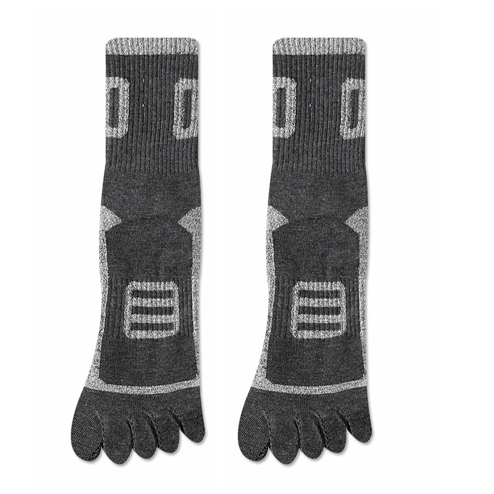 Warm Finger Socks, Comfortable CottonPolyester Toe Sport Short Socks, Sweat Absorbing Running Socks