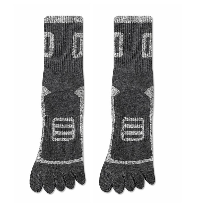 Warm Finger Socks, Comfortable CottonPolyester Toe Sport Short Socks, Sweat Absorbing Running Socks