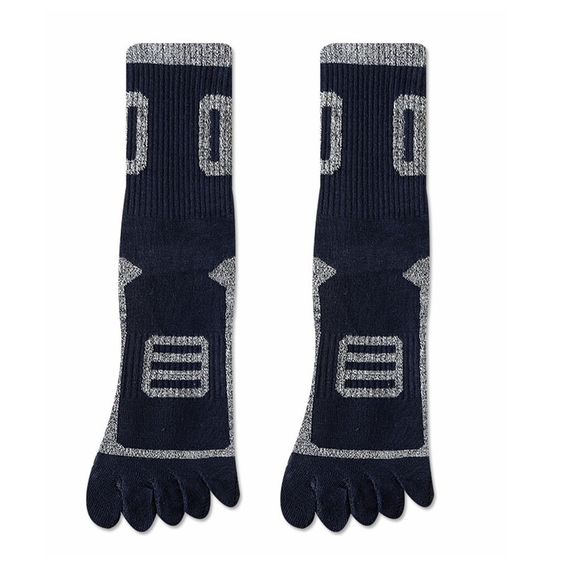 Warm Finger Socks, Comfortable CottonPolyester Toe Sport Short Socks, Sweat Absorbing Running Socks