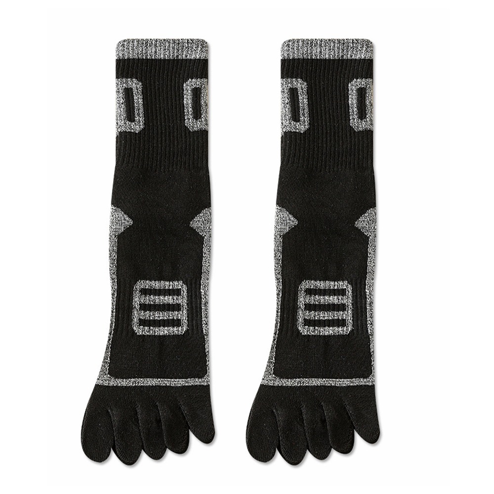 Warm Finger Socks, Comfortable CottonPolyester Toe Sport Short Socks, Sweat Absorbing Running Socks