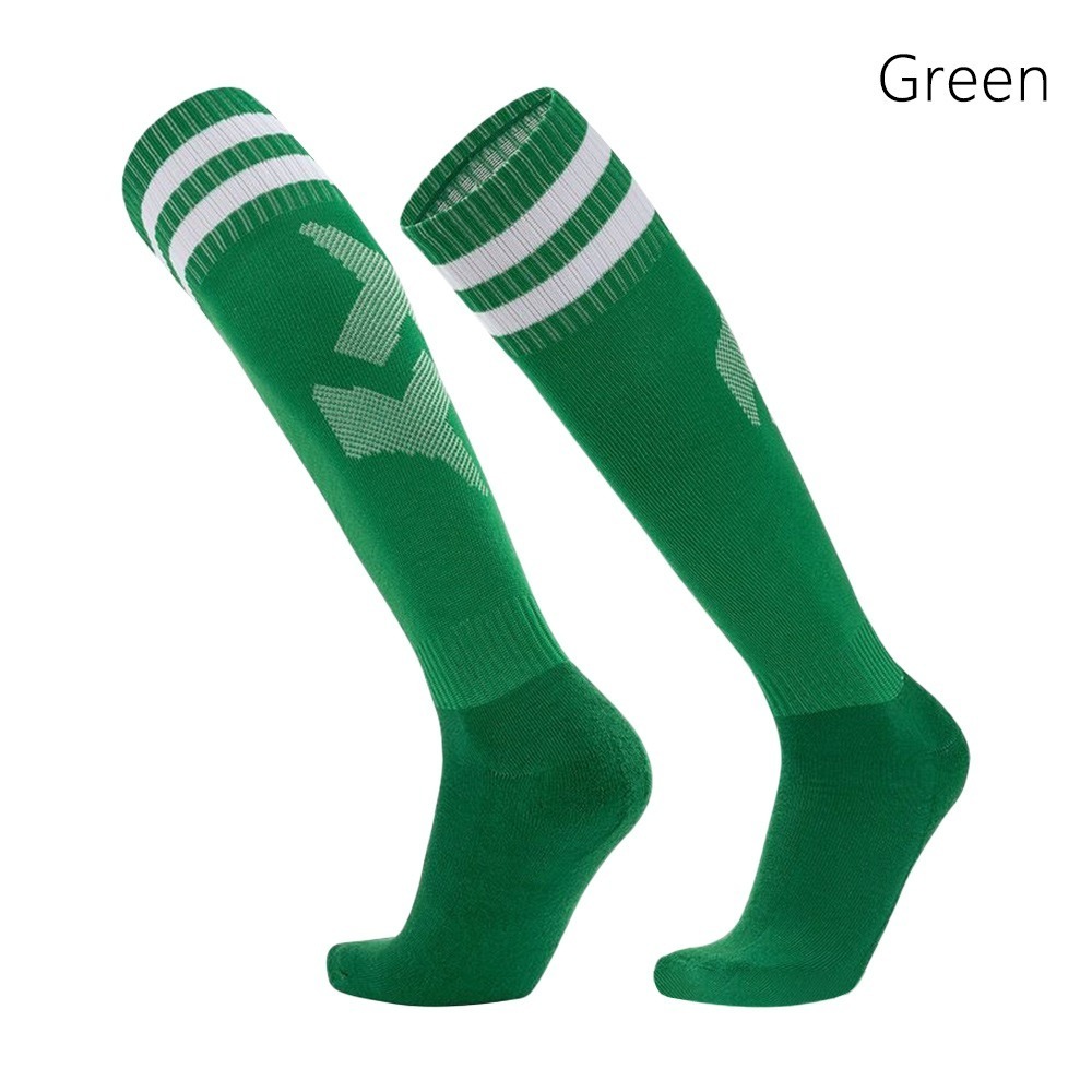 Breathable Soccer Socks, Anti-slip Football Socks, Wear-resistant High-Elasticity Moisture-Wicking Fabric