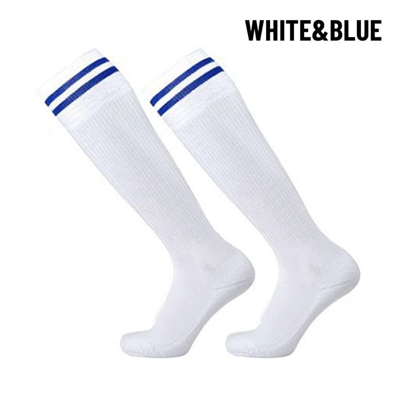 Breathable Soccer Socks, Anti-slip Football Socks, Wear-resistant High-Elasticity Moisture-Wicking Fabric
