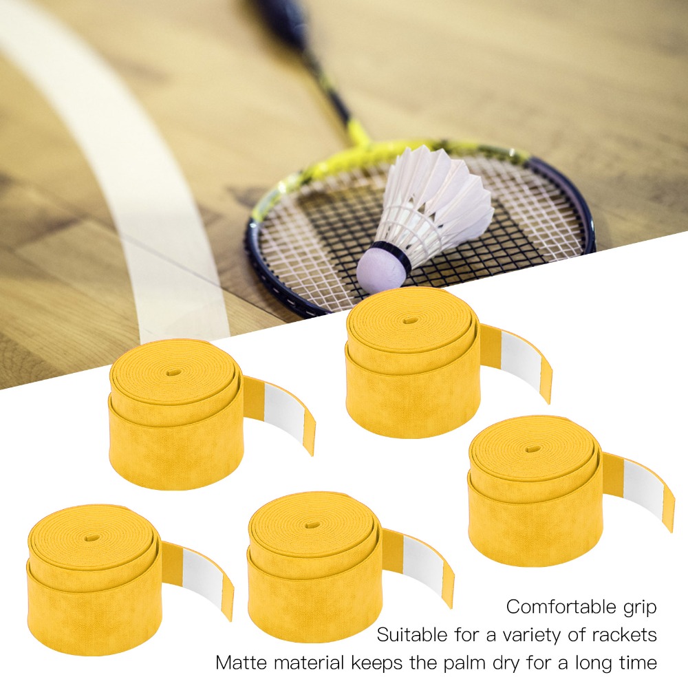 Breathable Anti-Slip Tennis Overgrips, Sticky Handle Sweat Absorbent Racket Grip Tape for Tennis Racquet