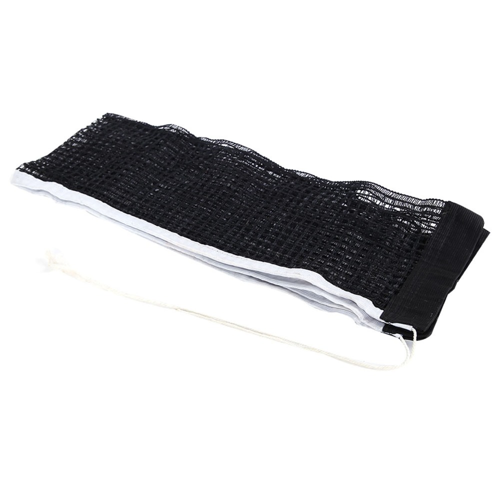 Premium Black Table Tennis Net Polyester Cotton - Ping Pong Accessory for Gym & School